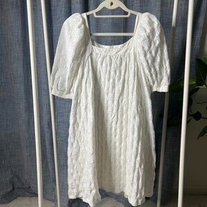 Maeve by Anthropologie White Eyelet Dress – Size Extra Small